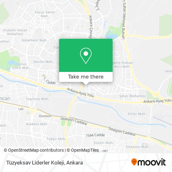 Tüzyeksav Liderler Koleji map