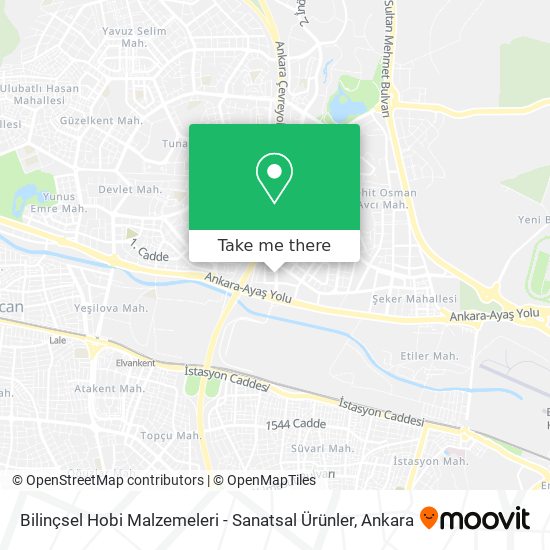 Bilinçsel Hobi Malzemeleri - Sanatsal Ürünler map