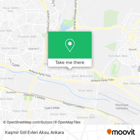 Kaşmir Göl Evleri Aksu map