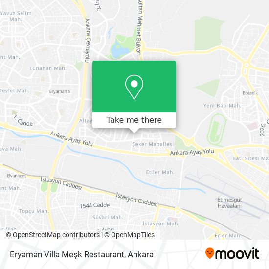 Eryaman Villa Meşk Restaurant map