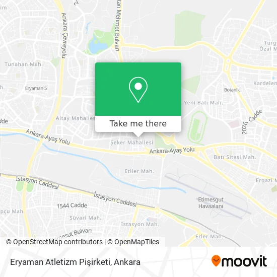 Eryaman Atletizm Pişirketi map