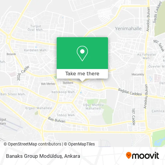 Banaks Group Modülduş map