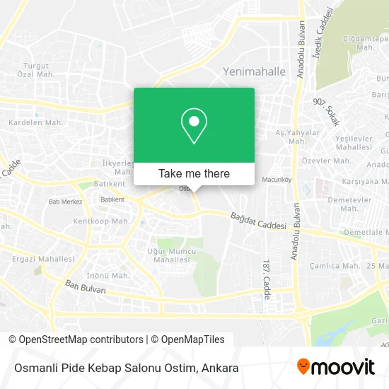 Osmanli Pide Kebap Salonu Ostim map