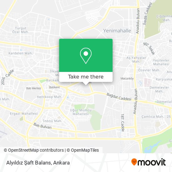 Alyıldız Şaft Balans map