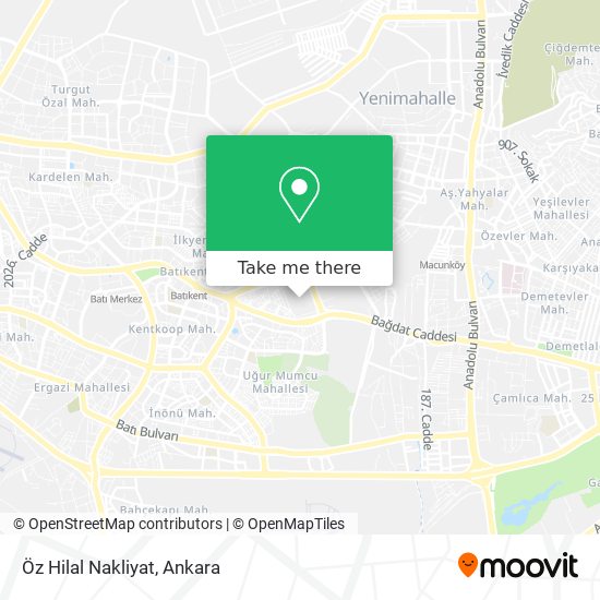 Öz Hilal Nakliyat map