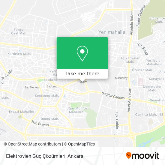 Elektrovien Güç Çözümleri map