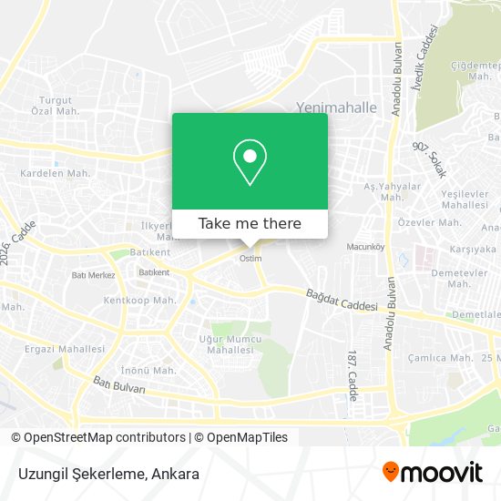 Uzungil Şekerleme map