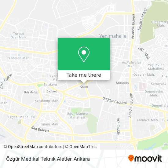 Özgür Medikal Teknik Aletler map