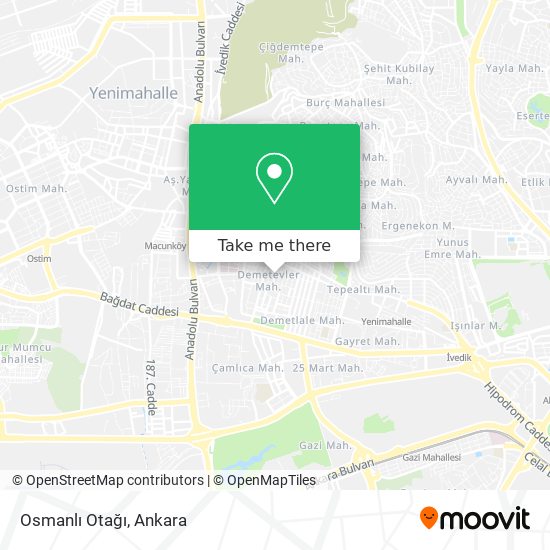 Osmanlı Otağı map