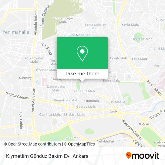 Kıymetlim Gündüz Bakim Evi map