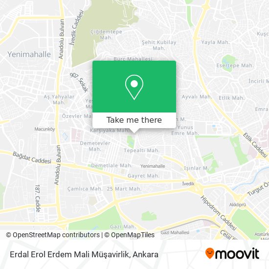 Erdal Erol Erdem Mali Müşavirlik map