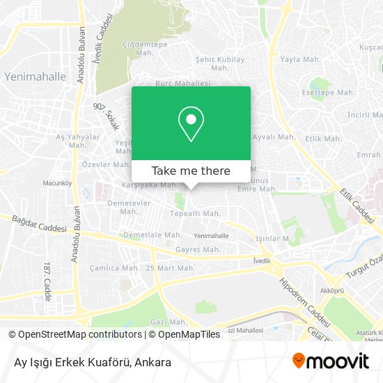 Ay Işığı Erkek Kuaförü map