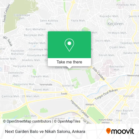 Next Garden Balo ve Nikah Salonu map