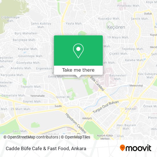 Cadde Büfe Cafe & Fast Food map