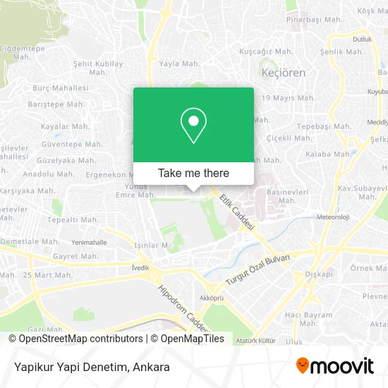 Yapikur Yapi Denetim map