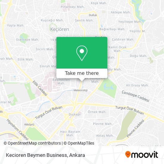 Kecioren Beymen Business map