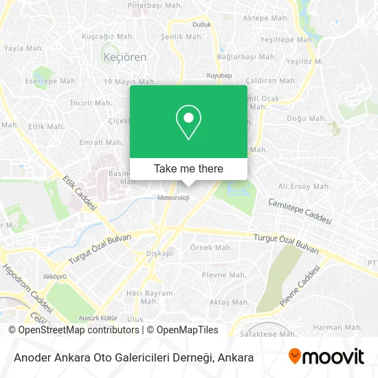 Anoder Ankara Oto Galericileri Derneği map