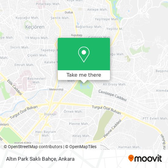 Altın Park Saklı Bahçe map