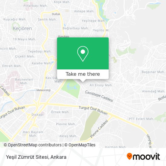 Yeşil Zümrüt Sitesi map