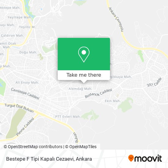 Bestepe F Tipi Kapalı Cezaevi map