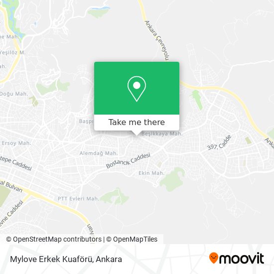Mylove Erkek Kuaförü map