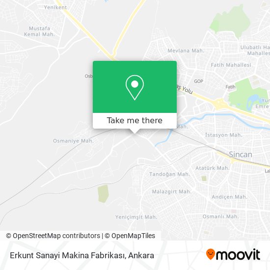 Erkunt Sanayi Makina Fabrikası map