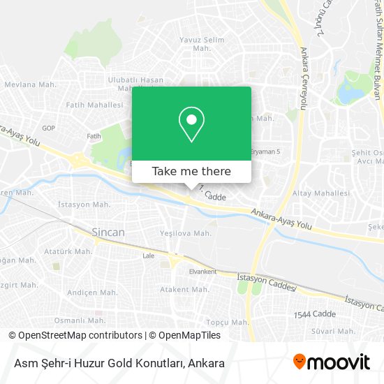 Asm Şehr-i Huzur Gold Konutları map