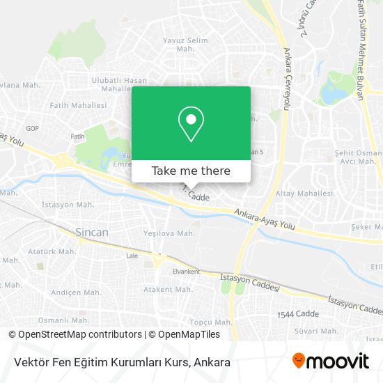 Vektör Fen Eğitim Kurumları Kurs map