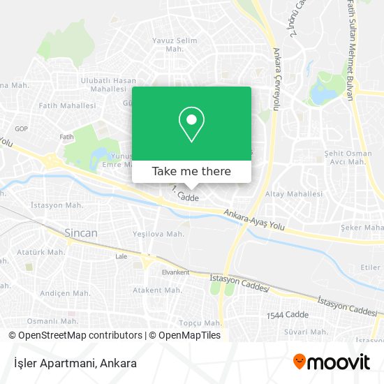 İşler Apartmani map