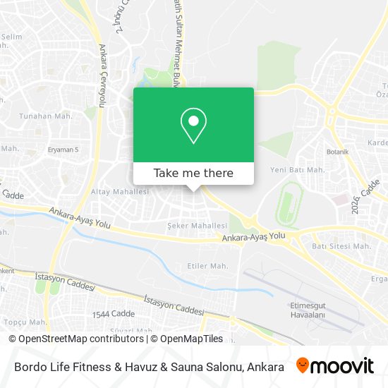 Bordo Life Fitness & Havuz & Sauna Salonu map