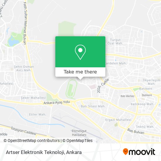 Artser Elektronik Teknoloji map