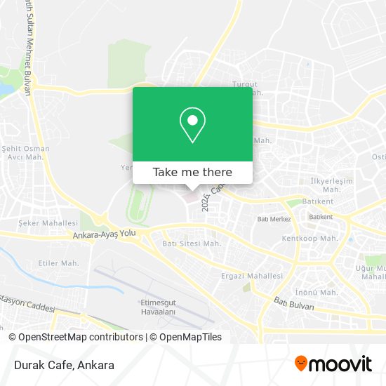 Durak Cafe map