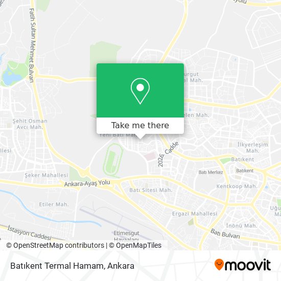 Batıkent Termal Hamam map