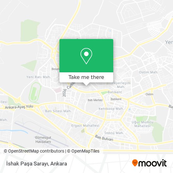 İshak Paşa Sarayı map