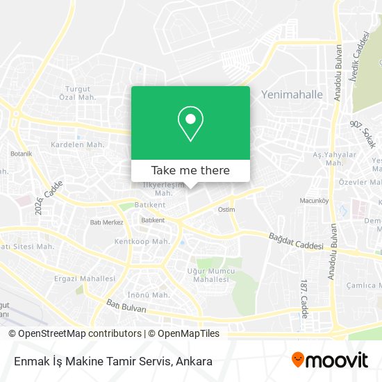 Enmak İş Makine Tamir Servis map