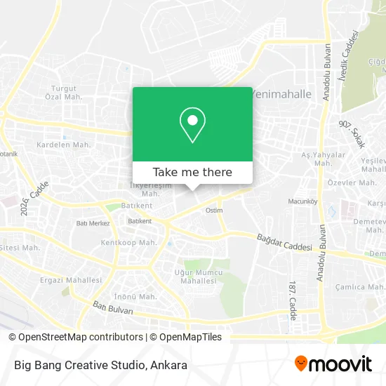 Big Bang Creative Studio map