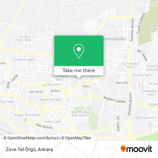 Zirve Tel Örgü map