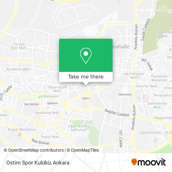 Ostim Spor Kulübü map