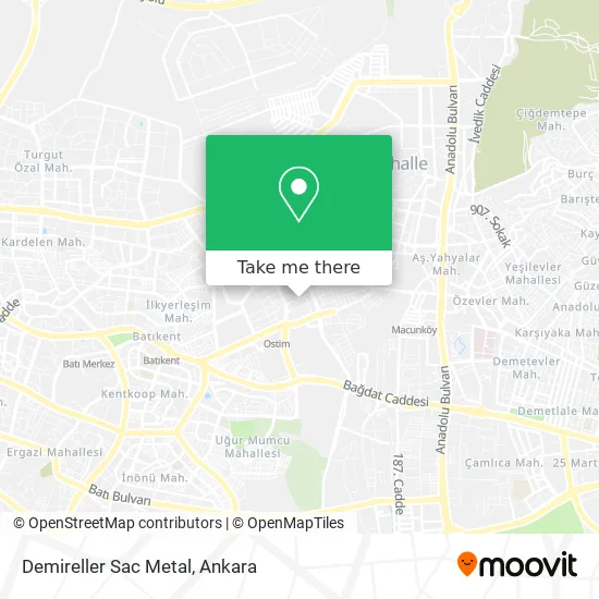 Demireller Sac Metal map