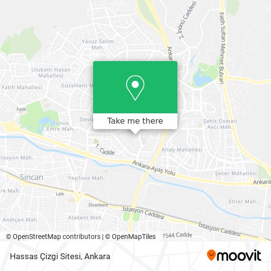 Hassas Çizgi Sitesi map