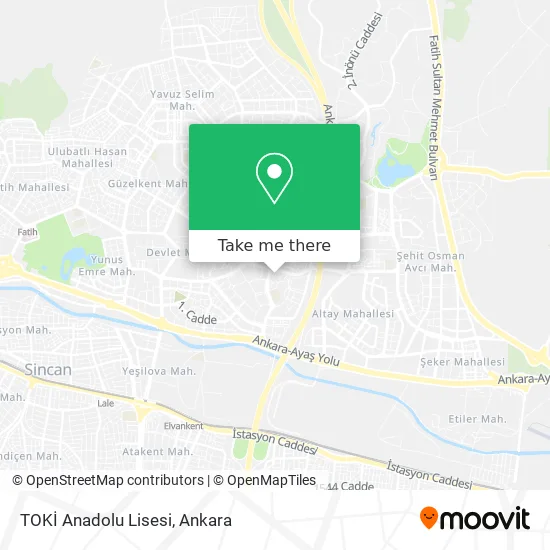 TOKİ Anadolu Lisesi map
