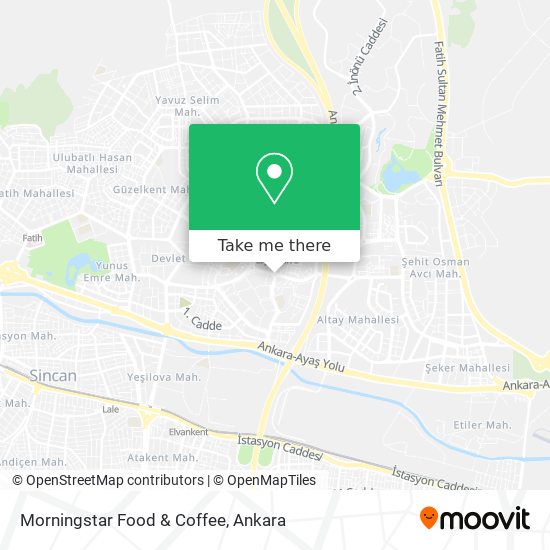 Morningstar Food & Coffee map