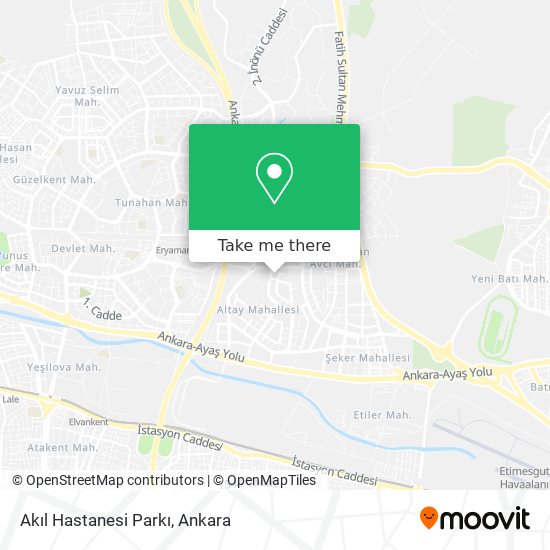 Akıl Hastanesi Parkı map