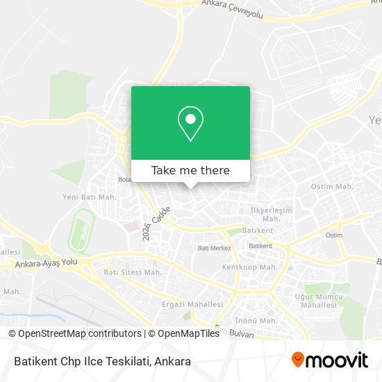 Batikent Chp Ilce Teskilati map