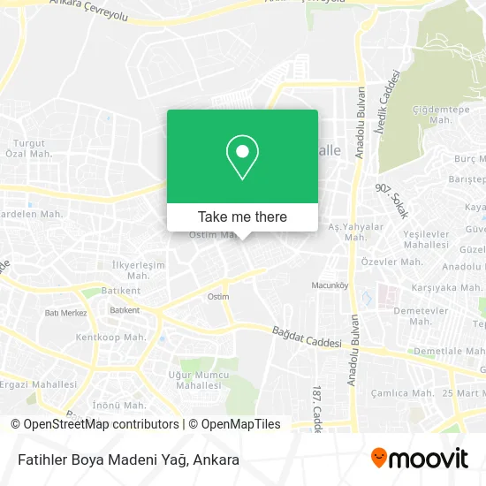 Fatihler Boya Madeni Yağ map