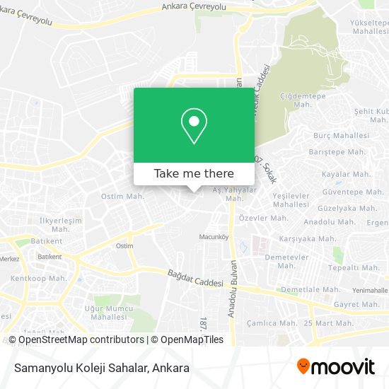Samanyolu Koleji Sahalar map