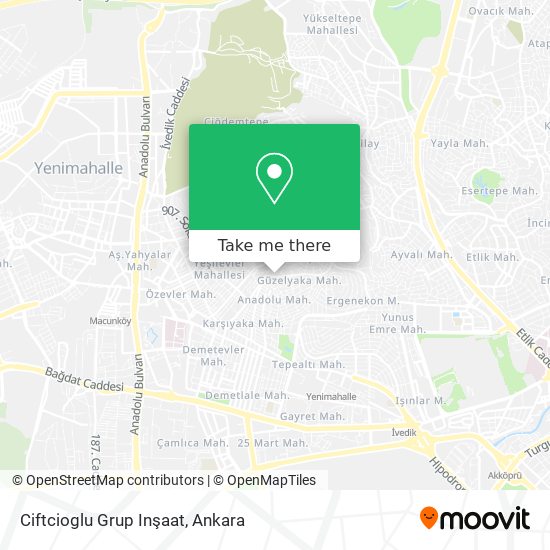 Ciftcioglu Grup Inşaat map