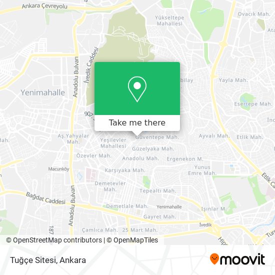 Tuğçe Sitesi map