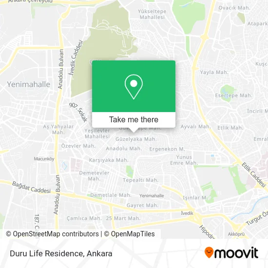 Duru Life Residence map