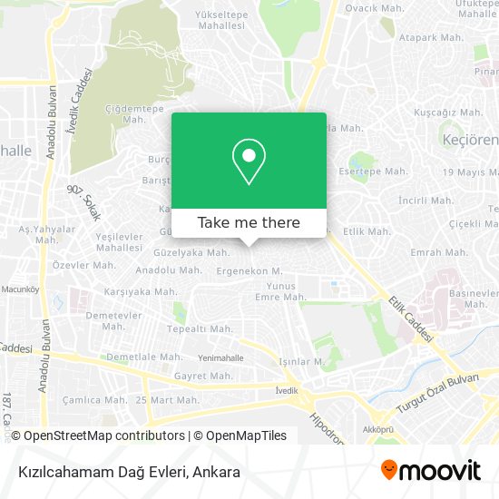 Kızılcahamam Dağ Evleri map